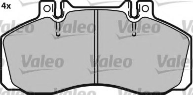 VALEO 541655 Brake Pad Set, disc brake